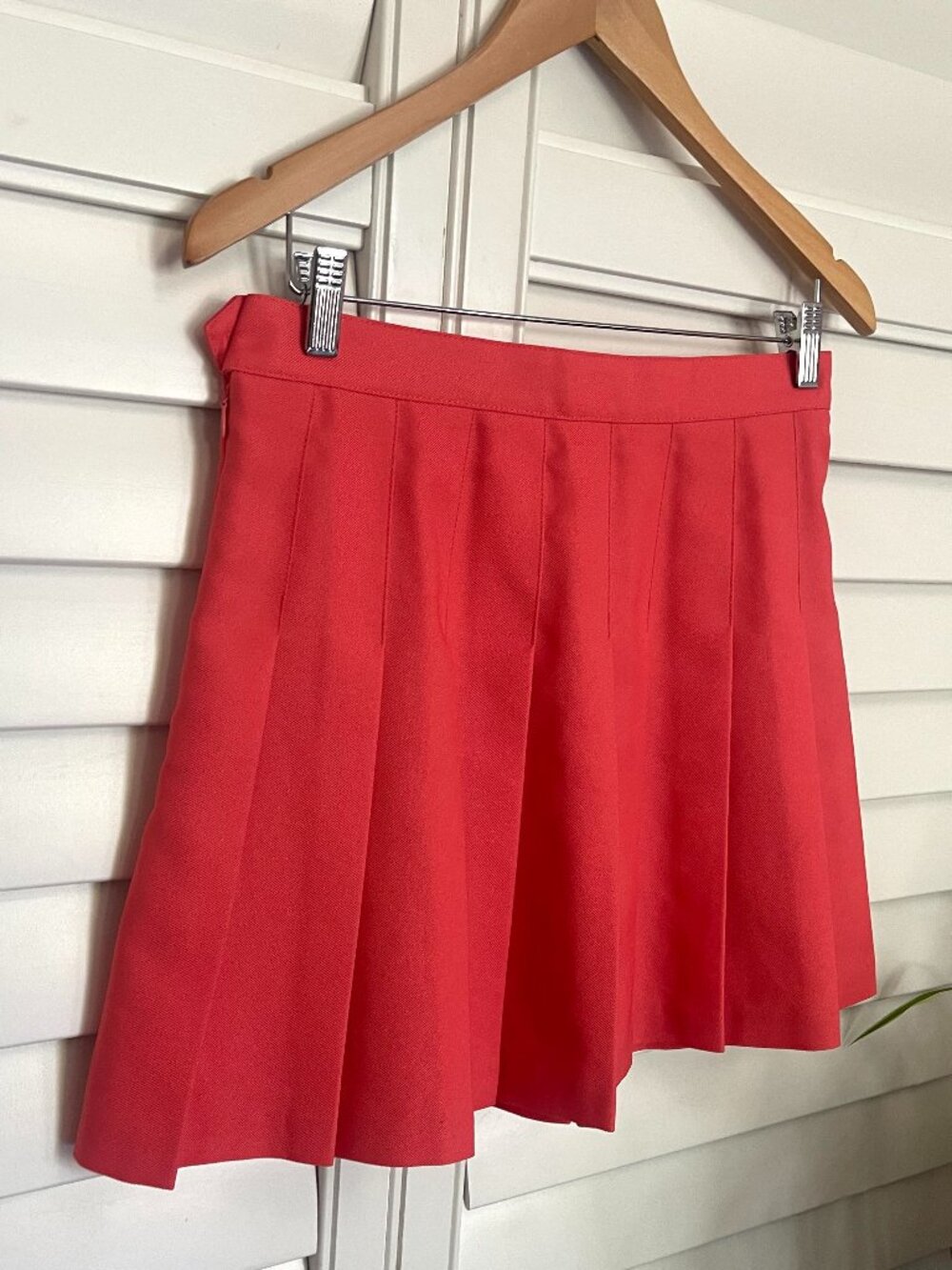 *Vintage* American Apparel Tennis Cheerleader Skirt in Watermelon Size Large - Picture 5 of 10